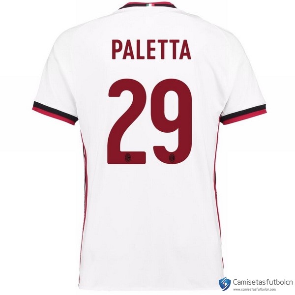 Camiseta Milan Segunda equipo Paletta 2017-18